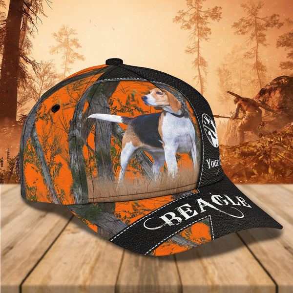 Maxcorners Hunting With Beagle Personalized Cap