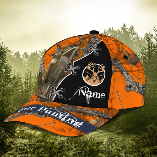 Maxcorners 3D Classic Cap Deer Hunter Awsomepersonalized Name Cap LM0402