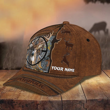 Maxcorners 3D Classic Cap Huntaholic 177 Personalized Name Cap LM0402