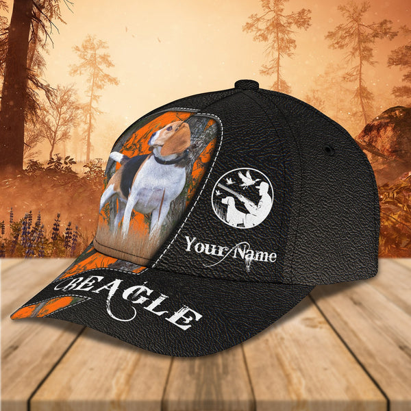 Maxcorners Hunting With Beagle Personalized Cap