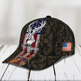 Maxcorners Deer Hunting American Classic Personalized Cap