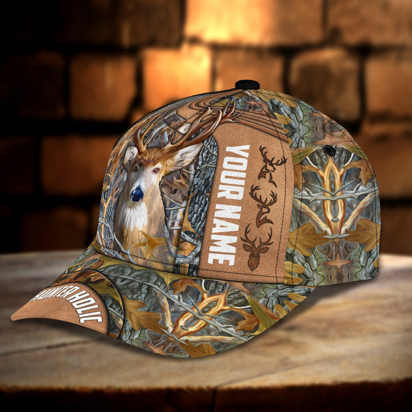 Maxcorners Deer Hunting Hunter Holic Personalized Cap