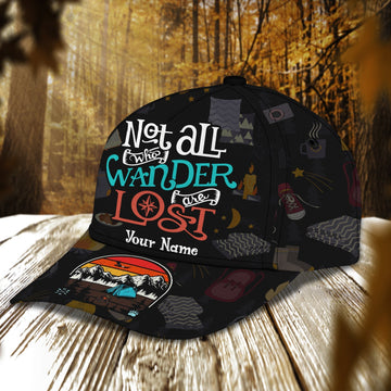 Maxcorners 3D Classic Cap Camping Personalized Name Cap Namacap080 LM0402