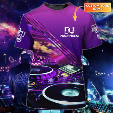 Maxcorners DJ Personalized 3D All Over Printed Shirt