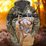 Maxcorners Custom Name Hunting Deer Love Shirt 3D All Over Printed Clothes