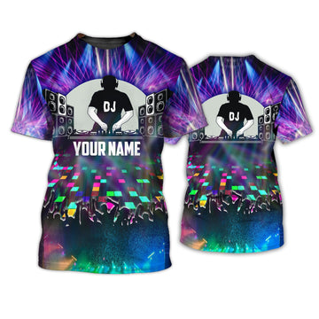 Maxcorners Love Dj Personalized 3D All Over Printed Shirt