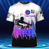 Maxcorners DJ Dad Personalized 3D All Over Printed Shirt