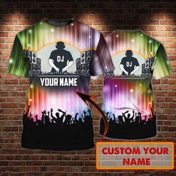 Maxcorners DJ Personalized 3D All Over Printed Shirt