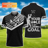 Maxcorners Golf Your Hole Customized Name 3D Shirt