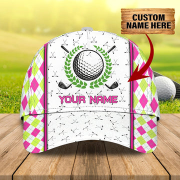 Maxcorners Customized Womens Golf Cap, Baseball Golf Cap, Classic Golf Cap For Girl, Best Gift To Golf Lover LM0402
