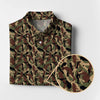 Maxcorners Camo Pattern Golf Polos For Men, Crazy Golf Shirts, Golf Gift For Golfer, Funny Golf Shirt