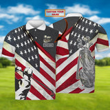 Maxcorners Golf Way Of America 3 Customized Name 3D Shirt