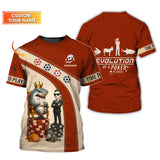 Poker T Shirt, Evolution of a Poker Player Tee Custom Funny Shark & Donkey Design