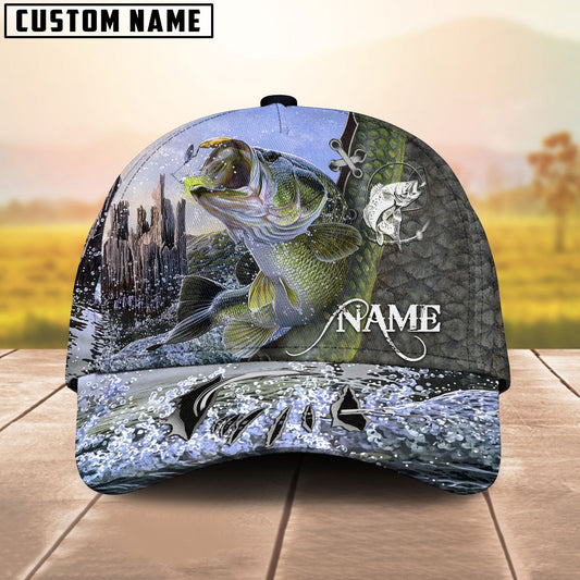 Maxcorners Personalized Bass Fishing Classic Cap