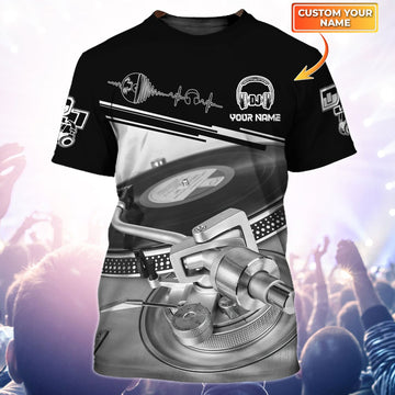 Maxcorners DJ Art Personalized 3D All Over Printed Shirt