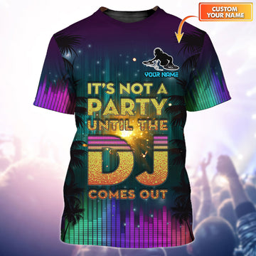 Maxcorners DJ Comes Out Personalized 3D All Over Printed Shirt