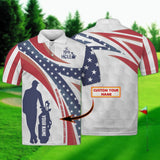 Maxcorners Golf Way Of America 5 Customized Name 3D Shirt