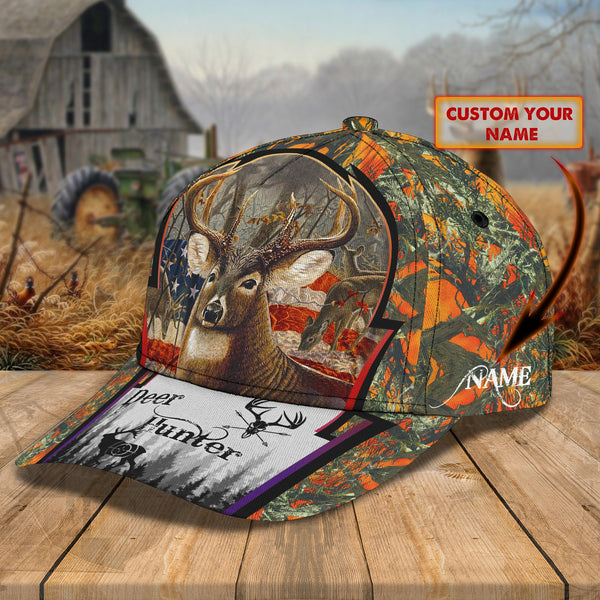 Maxcorners Deer Hunting Classic Personalized Cap