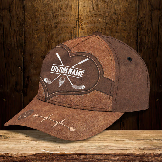 Maxcorners 3D Classic Cap Golf 321Personalized Name Cap LM0402