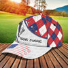 Maxcorners 3D Classic Cap Golf 2 Personalized Name Cap LM0402