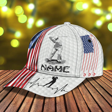 Maxcorners 3D Classic Cap Golf Personalized Name Cap 11 LM0402