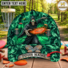 (3 Colors) Maxcorners Disc Golf Grim Reaper Flaming Flying Disc Personalized Name 3D Cap LM3009