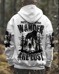 Maxcorners Not All Who Wander Are Lost Bigfoot All Over Print LM1601