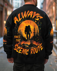 Maxcorners Always Take The Scenic Route Bigfoot All Over Print LM1601