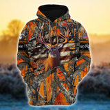 Maxcorners Custom Name New Deer Hunting 3D All Over Printed Clothes