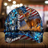 Maxcorners Premium Art Deer Hunting Creepy Camo Pattern 3D Multicolor Personalized Cap