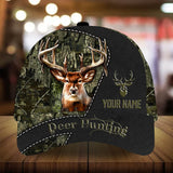 Maxcorners Gentle Saturn Deer Hunting Camo Pattern 3D Multicolor Personalized Cap