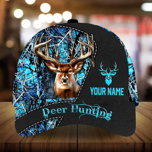 Maxcorners Gentle Saturn Deer Hunting Camo Pattern 3D Multicolor Personalized Cap