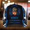 Maxcorners Deer Hunting US Flag Pattern 3D Multicolor Personalized Cap