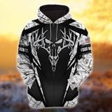 Maxcorners Metal Skull Deer Hunting Customized Shirt