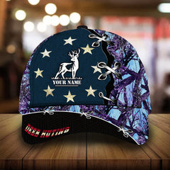 Maxcorners The Best Deer Hunting Star Camo Pattern 3D Multicolor Personalized Cap