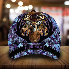 Maxcorners Perfect Deer Hunting Camo Pattern 3D Multicolor Personalized Cap