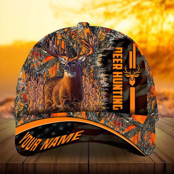 Maxcorners Premium Camouflage Deer Hunting Camo Pattern 3D Multicolor Personalized Cap