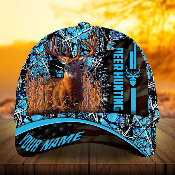 Maxcorners Premium Camouflage Deer Hunting Camo Pattern 3D Multicolor Personalized Cap