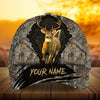 Maxcorners Eternity Cracked Deer Running Deer Hunting Camo Pattern 3D Multicolor Personalized Cap