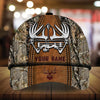 Maxcorners Unique Leather Bow Pattern Deer Hunting 3D Multicolor Personalized Cap