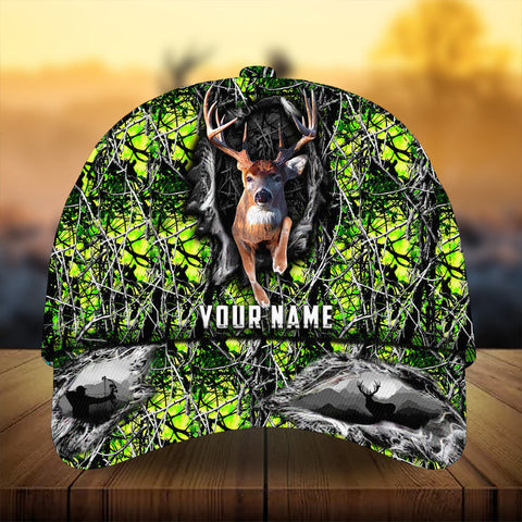 Maxcorners Awesome Art Deer Hunting Camo Pattern 3D Multicolor Personalized Cap