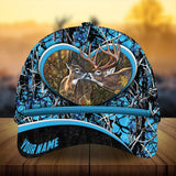 Max Corners Love Couple Deer Hunting Camo Pattern 3D Multicolor Personalized Cap