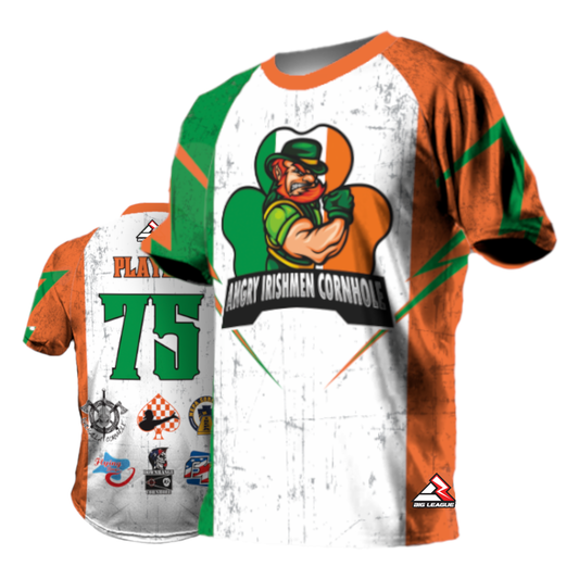 Maxcorners Angry Irishmen Cornhole Custom Jersey