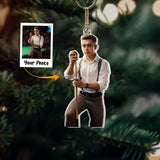 Maxcorners Personalized Billiards Halloween Woodland Magic Ornament