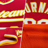 Maxcorners Custom Orange White-Kelly Green Authentic Throwback Baseball Jersey LM2605
