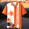 Maxcorners This Is How I Roll Hot Rod Hawaiian Shirt - Custom Photo Classic Car Shirt - Personalized Name Car Hawaiian Shirt