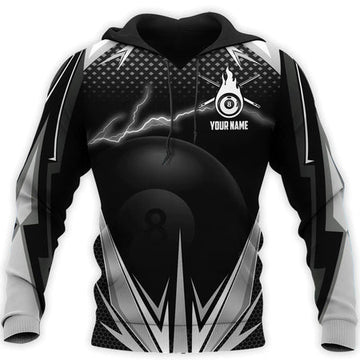 Maxcorners Personalized Billiard 8 Ball 3D All Over Printed Clothes
