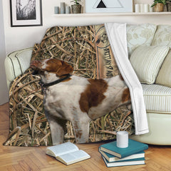 Maxcorners Brittany Spaniel Blanket, Brittany Spaniel Dog Hunting Sherpa Fleece Blanket, Soft Cozy Plush Throw Blanket

 LM1711