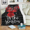 Maxcorners Hunting Blanket, Deer Buck Hunter Hunting Tis The Seaoson Christmas Xmas Noel Sherpa Fleece Blanket, Soft Cozy Plush Throw Blanket

 LM1711