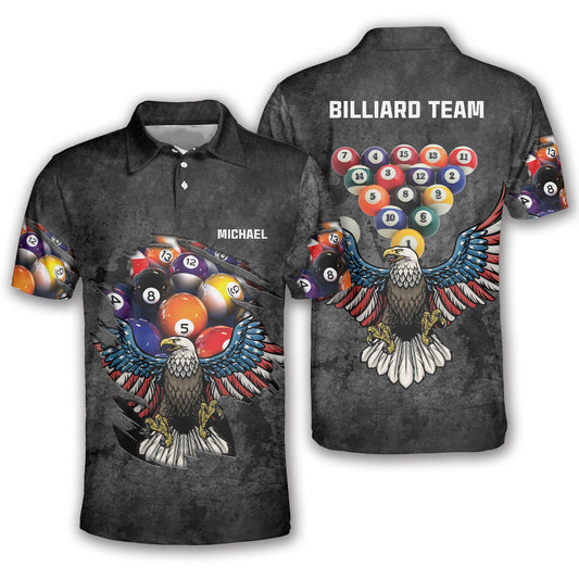 Maxcorners The Angle Of The Dangle Billiard Personalized Name Unisex Shirt
